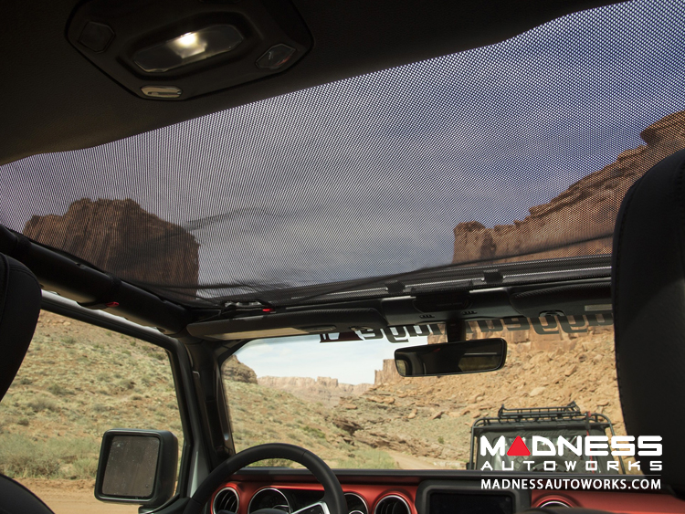 Jeep Wrangler JL Hard Top Eclipse Sun Shade - Black